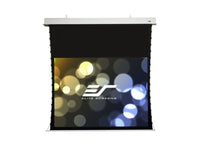 Elite Screens ITE100VW2-E8 Evanesce TabTension, 100inch 4:3, Tensioned InCeiling Projection Projector Screen - 4K Ultra HD, Active 3D