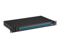 Black Box JPM385A Rackmount Preloaded Fiber Enclosure 1U, (24) Duplex LC Pair