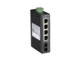 Black Box LBH120A-H-SC Fast Ethernet (100-Mbps) Hardened Temperature Switch - (4) 10/100-Mbps Copper RJ45, (1) 100-Mbps Multimode Fiber, 1300nm, 2km, SC