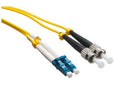 Axiom LCSTSD9Y-20M-AX LC/ST OS2 Fiber Cable 20m, Yellow