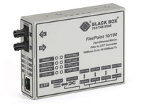 Black Box LMC100A-R3 Fast Ethernet (100-Mbps) Media Converter - 10/100-Mbps Copper to 100-Mbps Multimode Fiber, 1300nm, 2km, ST
