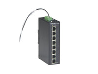 Black Box LPH008A-R2 Gigabit Ethernet (1000-Mbps) Extreme Temperature PoE+ Switch - (8) 10/100/1000-Mbps Copper RJ45 PoE+