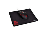 Thermaltake MP-DSM-BLKSMS-01 Gaming Mouse Pad - DASHER MINI SLIM - Black - Solid Sewing Edge - Low Friction and High Performace