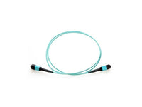 Axiom MPOFMOM350M-AX MPO-MPO OM3 F/M Fiber Cable 50m, Aqua
