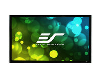 Elite Screens R150DHD5 ezFrame Series, 150inch Diagonal 16:9, Ambient and Ceiling Light Rejecting Fixed Frame Projection Screen