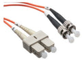 Axiom SCSTMD6O-3M-AX SC/ST OM1 Fiber Cable 3m, Orange