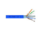 Weltron T2404L6SH-BL 1000FT BLUE CAT6 550MHZ SOLID FTP CABLE