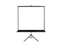 Elite Screens T50SB Tripod B, 50IN Diag. 1:1, Lightweight Pull Up Foldable Stand, Manual, Movie Home Theater Projector Screen
