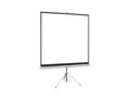Elite Screens T99NWS1 Tripod Series Portable Tripod Projection Screen - - White - 99 INCH (1:1) - Viewing Angle: 180 Degree