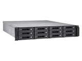 QNAP TES-1885U-D1531-32GR-US 12 (+6) Bay 10GbE NAS and iSCSI/ IP-SAN with dual OS options (QES/QTS), SAS 12G, SAS/SATA 6G, Xeon D-1531 2.2GHz, 32GB ECC RAM, 4-LAN, built-in