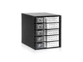 iStarUSA BPN-DE350SS-SIL 3X5.25 to 5X3.5 Trayless Silver