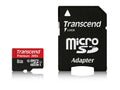 Transcend TS8GUSDU1 8GB microSD w/ adapter U1