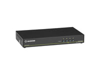Black Box SS4P-SH-DVI-UCAC KVM Switch, NIAP 3.0 Certified - 4-Port, Single-Monitor, DVI-I, PS2, USB, Audio, CAC
