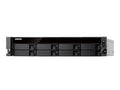 QNAP TS-877XU-RP-1200-4G-US 2U 8-Bay Rackmount NAS/iSCSI IP-SAN with Redundant Power Supply, AMD Ryzen 3 1200 4-core 3.1 GHz processor, 4GB DDR4 RAM (max 64GB), 8x 2.5/3.5 SATA