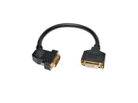 Eaton Tripp Lite P562-001-45L DVI Dual-Link Extension Adapter Cable with 45-Degree Left Plug (DVI-D M/F), 1 ft. (0.3 m)