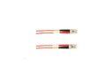 Black Box FOLZHM4-002M-LCLC-RD OM4 50/125 Multimode Fiber Optic Patch Cable - LSZH, LC to LC, Red, 2-m (6.5-ft.), GSA, TAA/