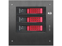 iStarUSA S-35-3DE1RD 3X3.5IN Trayless Mini-itx Tower