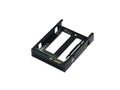 QNAP QDA-A2AR Dual 2.5 SATA to 3.5 SATA drive converter/adapter, up to 9.5mm 2.5 drive height support, hardware RAID 0/1, JBOD, Individual disk modes