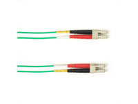 Black Box FOCMRM4-002M-LCLC-GN OM4 50/125 Multimode Fiber Optic Patch Cable - OFNR PVC, LC to LC, Green, 2-m (6.5-ft.), GSA, TAA/