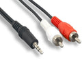 Axiom MJMRCAM25FT-AX 3.5MM Stereo to 2 X Rca Cable 25FT