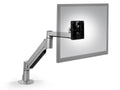 HAT Design Works 7000-500-124 7000 Articulating Monitor Arm, Silver, holds 3-10 lbs, up to 32IN screen