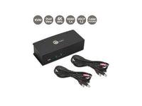SIIG CE-KV0711-S1 2x1 DUAL VIEW HDMI KVM Switch 4K (CE-KV0711-S1)