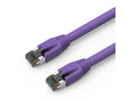 Axiom C8SBSFTP-P25-AX 25FT CAT8 Shielded Cable Purple