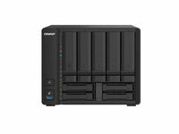 QNAP TS-932PX-4G-US TS-932PX 5 (+4) Bay 64-bit NAS with Hardware Encryption, Quad Core 1.7GHz, 4GB RAM, 2 x 10GbE(SFP+) LAN ,2 x 2.5GbE (2.5G/1G) LAN