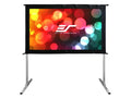 Elite Screens OMS110HR3 Yard Master 2 Rear Projection Outdoor Screen. 110 16:9. 8K/4K Ultra HD 3D Portable/Foldable Screen