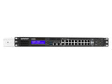 QNAP QGD-1602P-C3758-16G-US QGD-1602P-C3758: 8 2.5GbE PoE ports(4 port IEEE 803.3bt PoE ++ supply 90W, 4 port 803.3at PoE ++ supply 30W), 8 1GbE PoE ports NAS