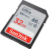 SanDisk SDSDUN4-032G-AN6IN Ultra SDHC Memory Card, 32GB, Class 10/UHS-I, 120MB/S