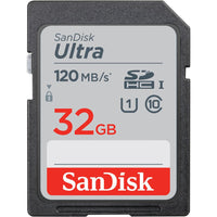 SanDisk SDSDUN4-032G-AN6IN Ultra SDHC Memory Card, 32GB, Class 10/UHS-I, 120MB/S