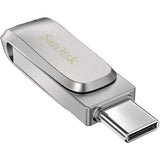 SanDisk SDDDC4-064G-A46 Metal Dual Flash Drive, Type C, 64GB USB 3.1, Ginseng, AMUSB 3.1, Ginseng, AM