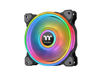 Thermaltake CL-F088-PL12SW-C Riing Quad 120MM 1 Pack Case Fan, Black