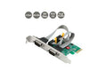 SIIG JJ-E20711-S1 DP Cyber 2S PCIe Card - 250Kbps 232-Port (JJ-E20711-S1)