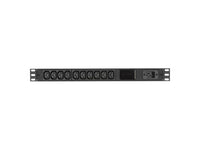Vertiv 27902 Basic, Standard, 20A, 120/208V, Horizontal/Vertical, (10) IEC C13, C20, Black Powder Coat
