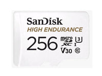 SanDisk SDSQQNR-256G-AN6IA High Endurance MicroSDXC, 256GB, U3, V30, C10, Full HD recording, w/AdapterU3, V30, C10, Full HD recording, w/Adapter