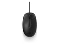 HP 265D9AA 128 Laser Wired Mouse - Mouse - Laser - 1200 dpi - Buttons Qty: 3 - Wired - USB-A - Black - One-year limited warranty