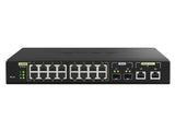 QNAP QSW-M2116P-2T2S-US Microchip VSC7448-02, 4GB DDR3, 16 Port of 2.5GBPS Port with 802.3AT (30W), 2 10BASE-T Port with 802.3BT(90W), 2 10GbE SFP+ Port