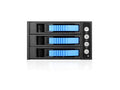 iStarUSA BPU-230HD-BLUE 2X5.25 to 3X3.5 12G RACK Blue