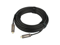 Kramer CP-AOCU31/CC-15 USB 3.1 Gen 2 Active Optical USB-C to USB-C Cable, Plenum Rated, 15 ft