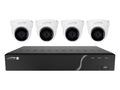 Speco Technologies ZIPK4TA 4Ch H.265 NVR with 3 Outdoor IR 5MP IP Cameras and 1 4K AI camera, 2.8mm fixed lens, 1TB- KIT non cancelable - non returnable