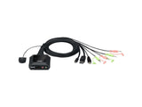 ATEN CS52DP 2-Port USB-C DisplayPort Hybrid Cable KVM