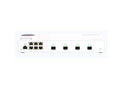 QNAP QSW-M2106-4S-US QSW-M408S 6-PORT Layer 2 Managed Switch. 6 X 2.5GbE (1G/100M) Ports and 4 X 10G SFP+ Ports. Easy Management with Web Browser