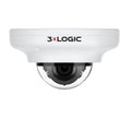 3xLOGIC VX-5M28-MD-IAW-C128 VISIX 5MP Indoor/Outdoor Vandal Proof Mini-Dome IP Camera, 2.8mm Fixed Lens, White