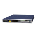 PLANET IGS-6325-24P4X Industrial L3 24-Port Gigabit 802.3at PoE+ + 4-Port 10G SFP+ Managed Switch