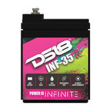 INFINITE 35 AH AGM Power Cell 12 Volt Battery - rear view | Silarius