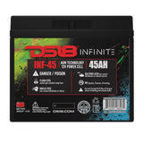 INFINITE 45 AH AGM Power Cell 12 Volt Battery - detail view | Silarius