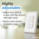 Shelly Plus Wall Dimmer - rear view | Silarius