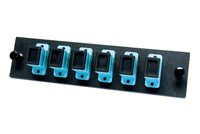 OCC 616SC50G Fiber Optic Patch Panel, Adapter Plate Assy, SC, 50 Micron 10-Gig, Loaded